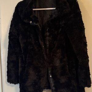 Faux fur coat